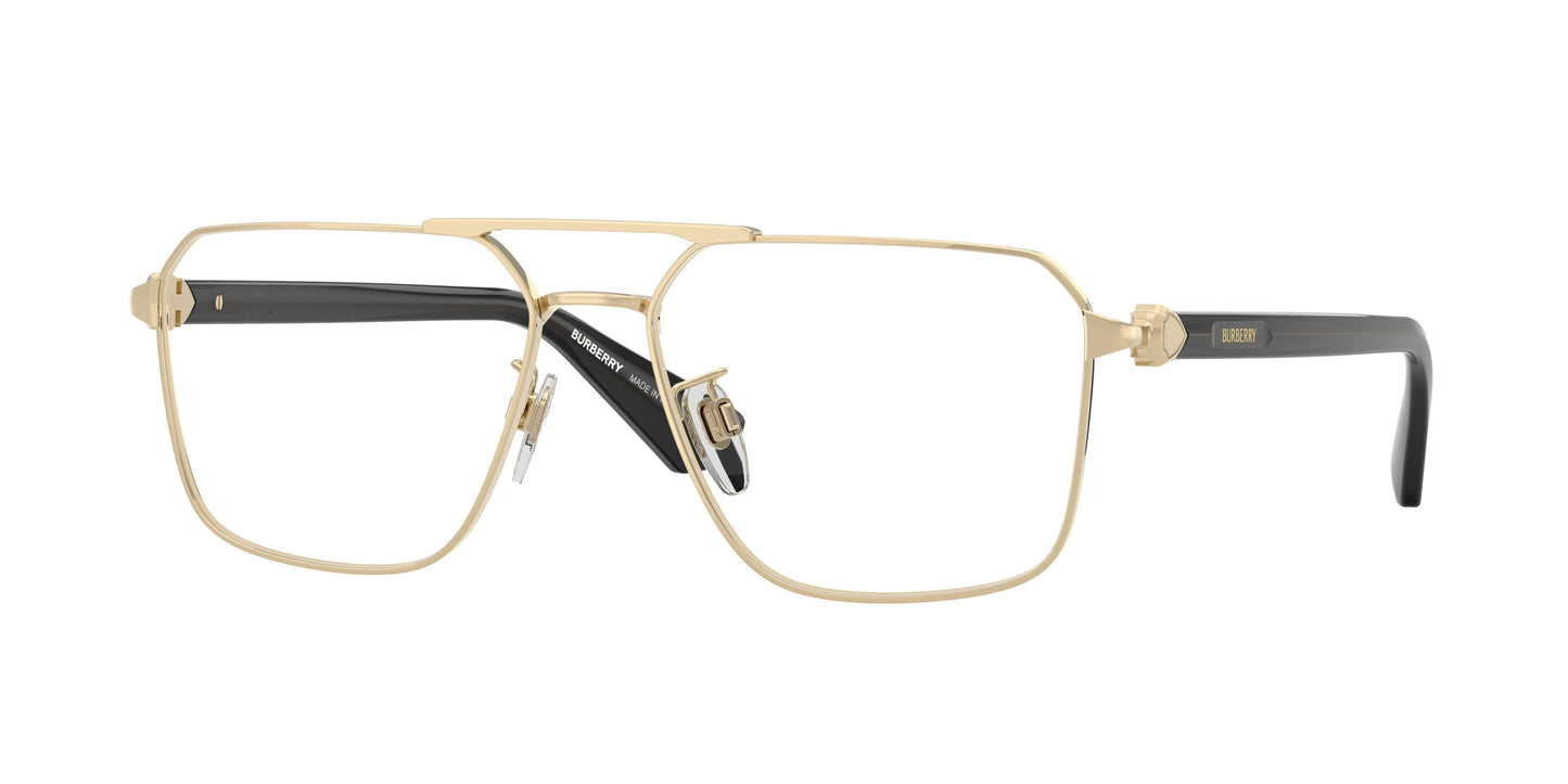 Montura para gafas de hombre 56 mm color dorado