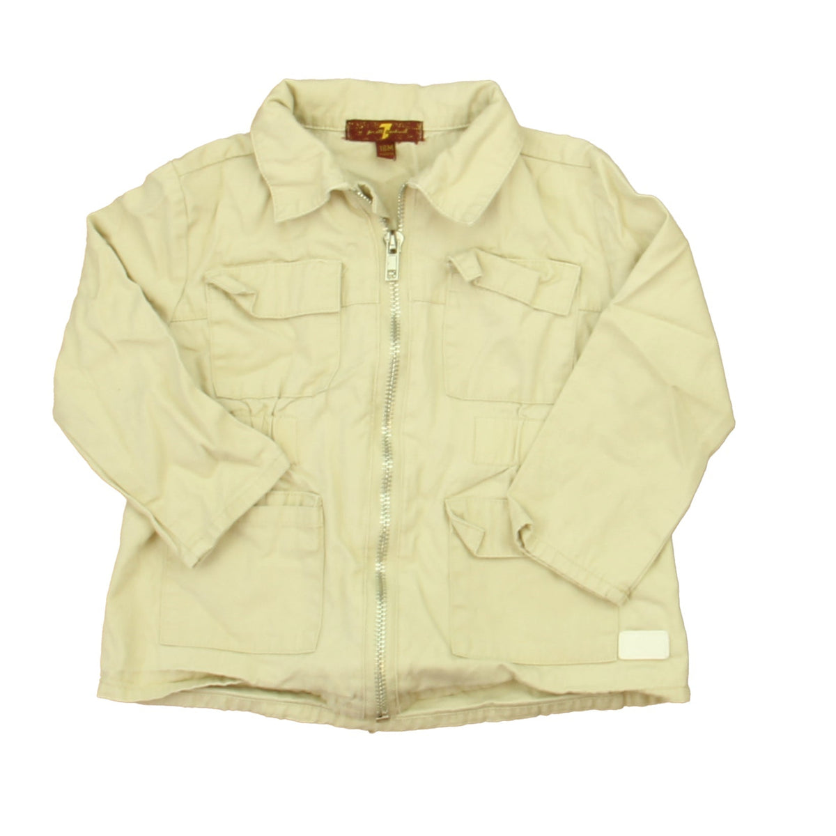 Chaqueta para niña color caqui