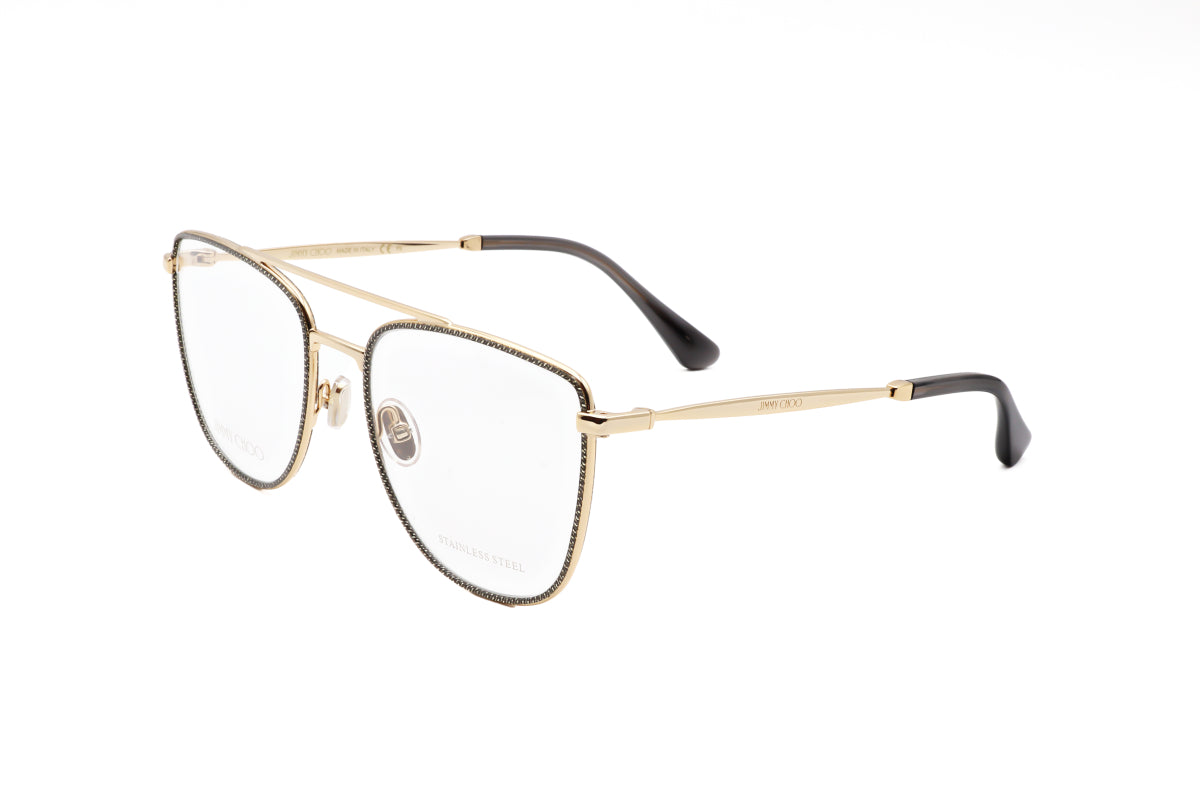 Gafas 53 mm color gris y dorado