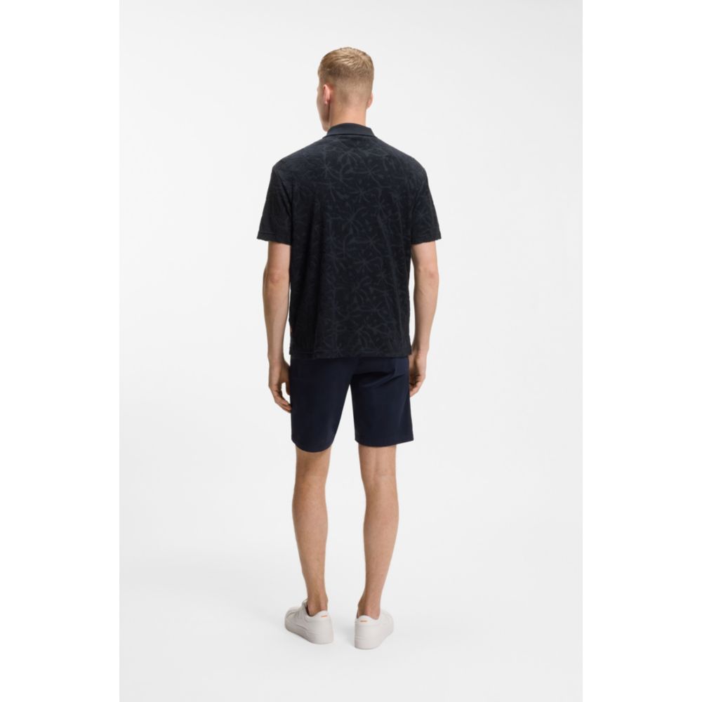 Polo de mezcla de algodón con estampado floral