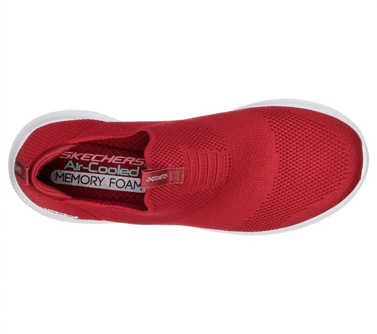 Tenis de mujer sin cordones color rojo