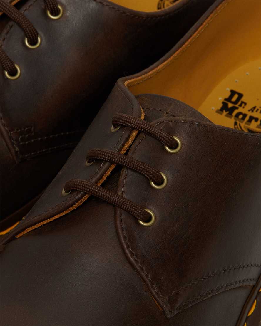Zapatos de cordones de cuero