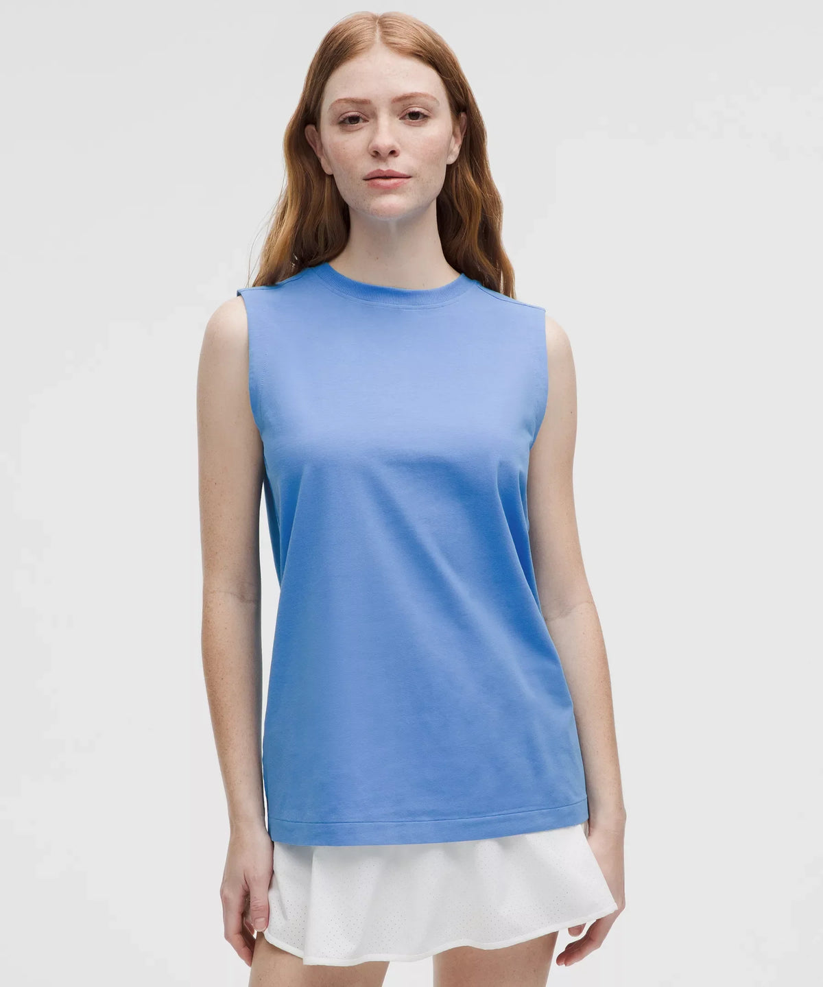 Camiseta sin mangas de algodón