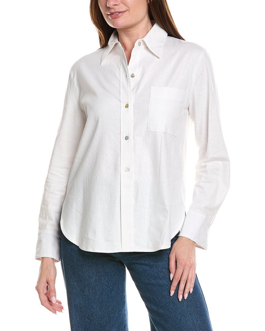 Camisa de mezcla de lino