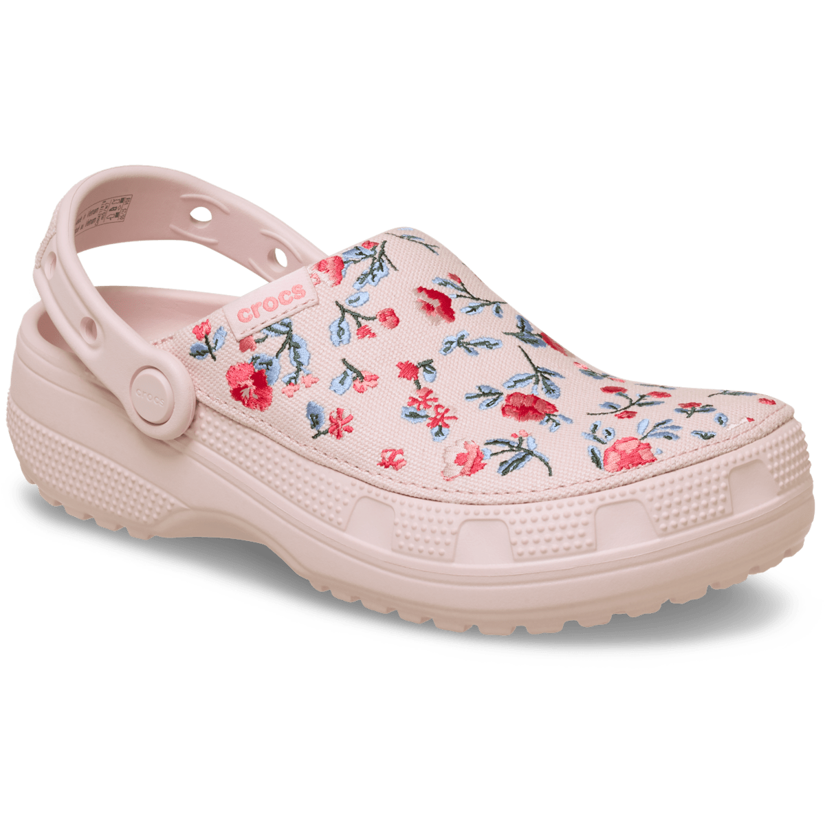 Zuecos con estampado floral