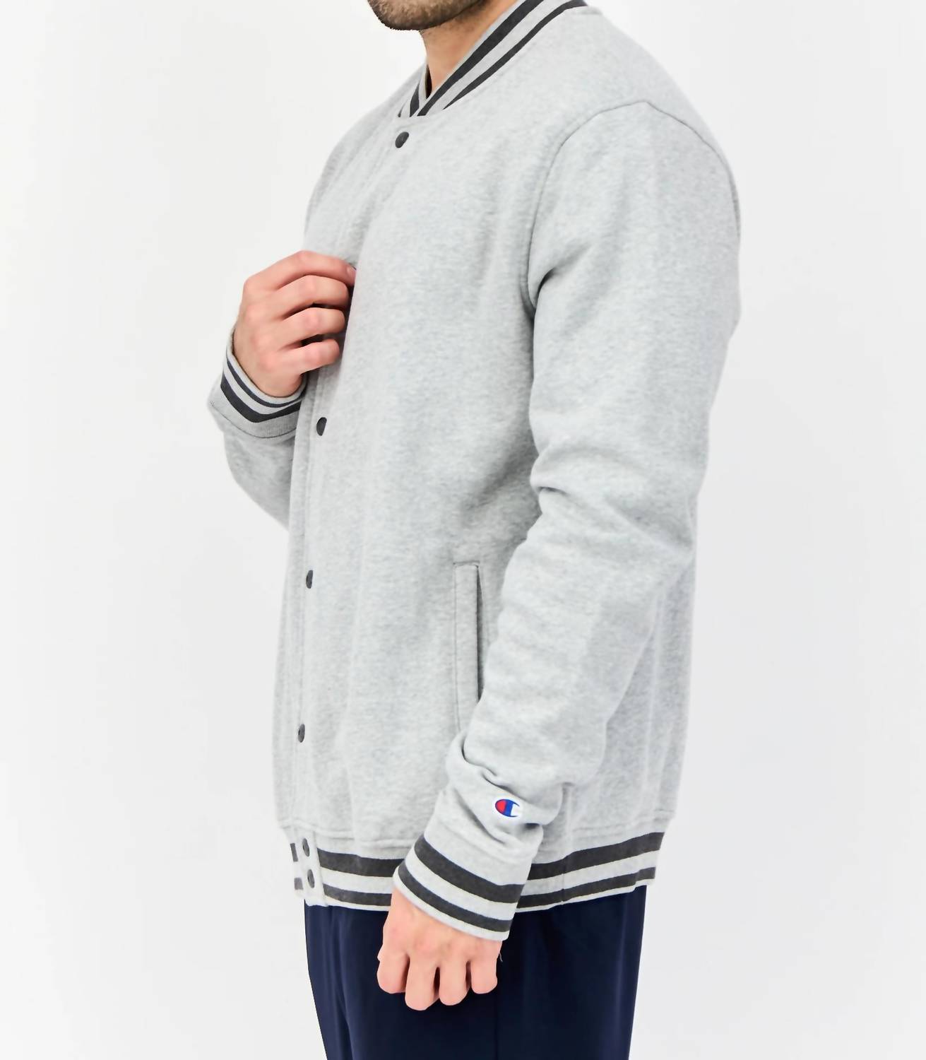 Chaqueta color gris claro