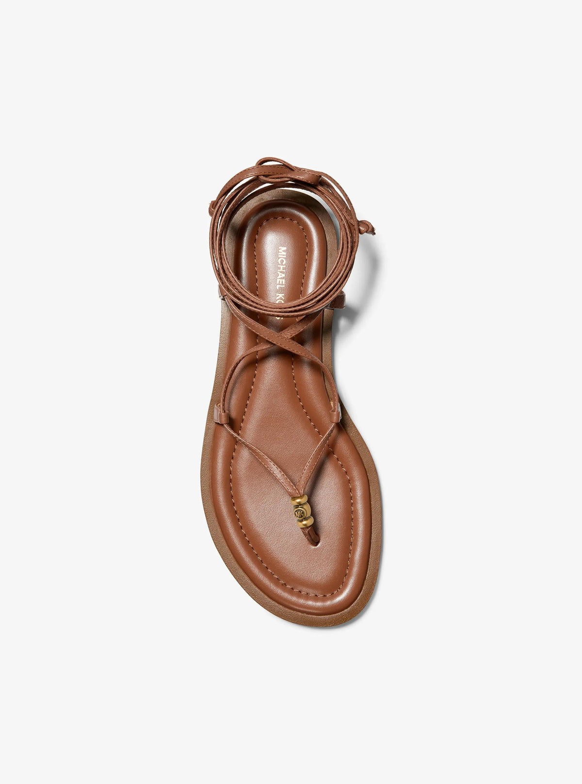 Sandalias de cuero con cordones