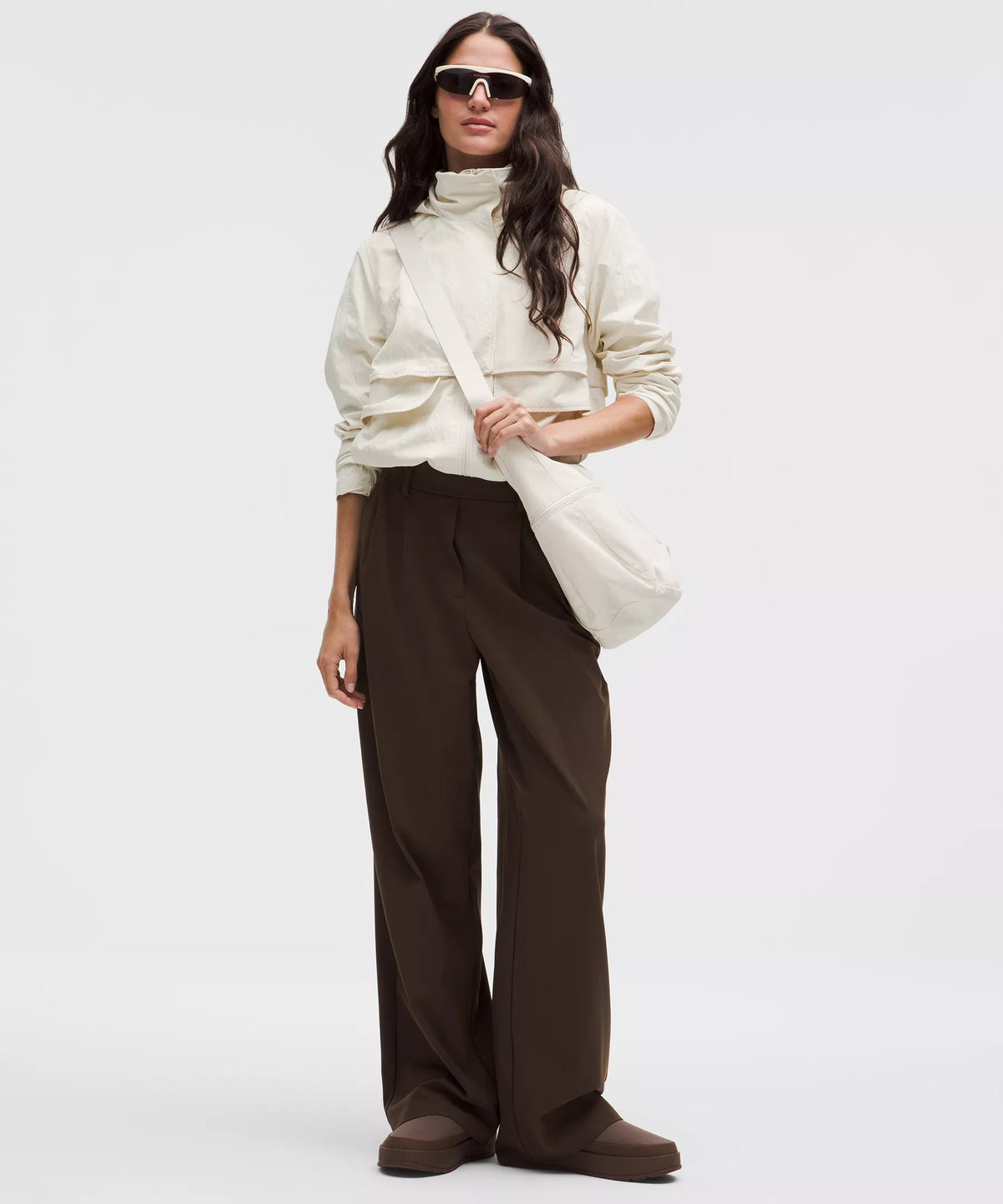 Pantalón de pierna ancha de tiro alto