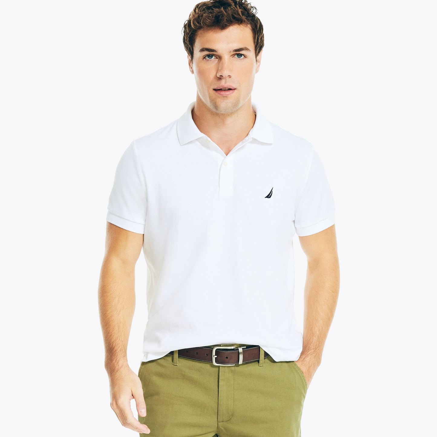 Polo de hombre de corte ajustado
