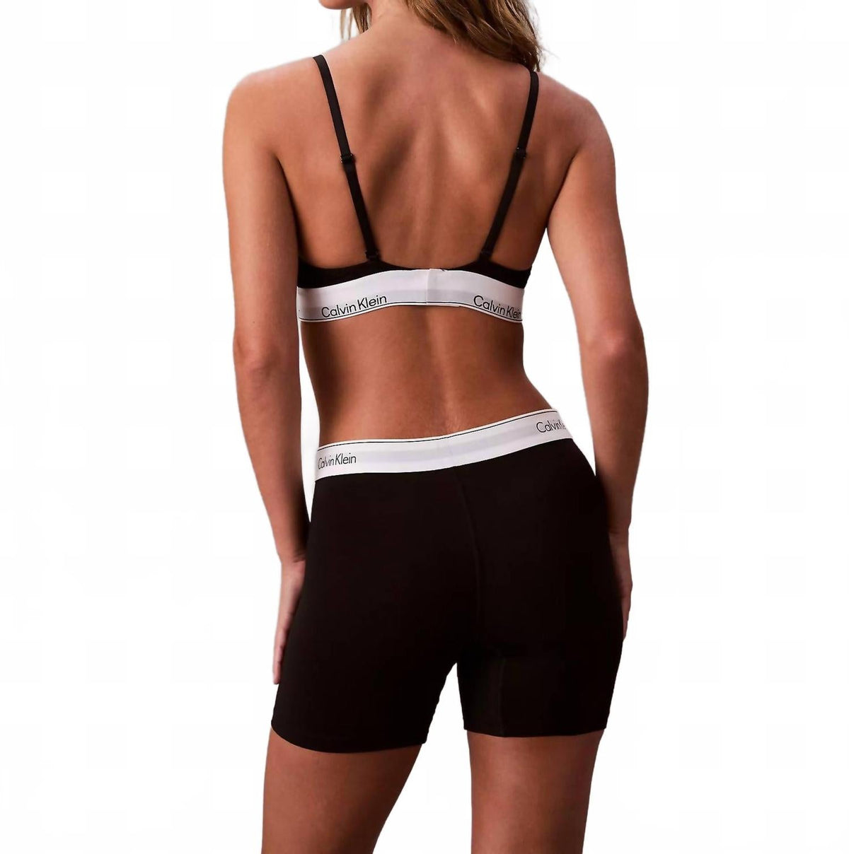 Ropa interior de mujer de algodón color negro