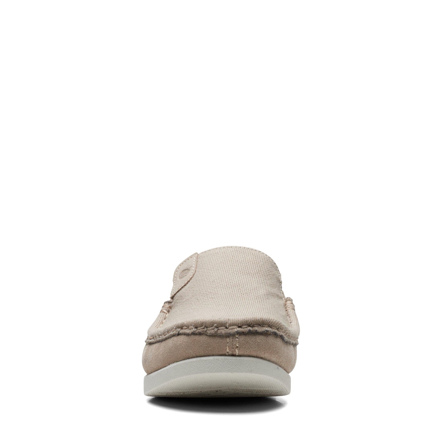 Calzado de gamuza color beige