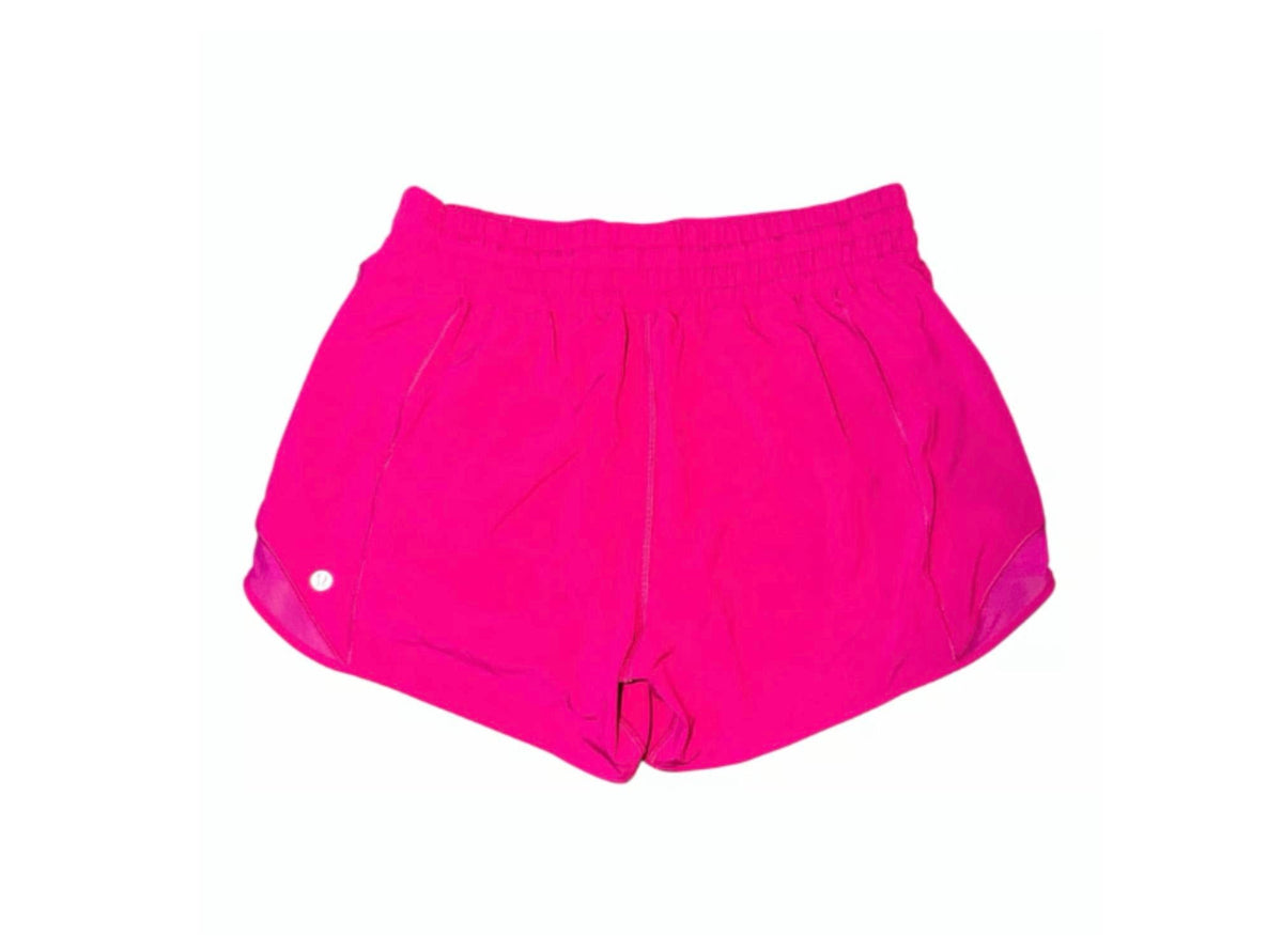 Short de tiro alto color rosado