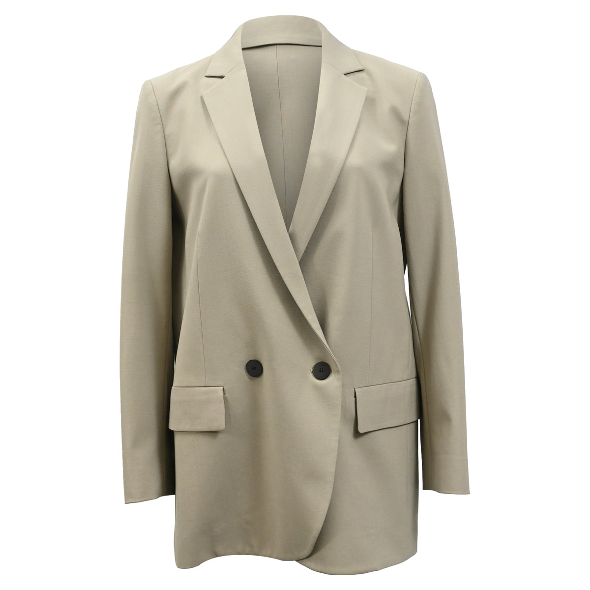 Blazer de lana color verde