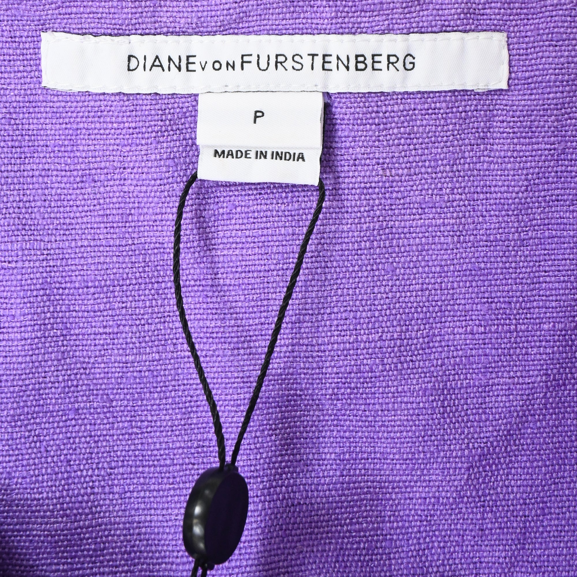 Blusón de seda con cuello en V color violeta