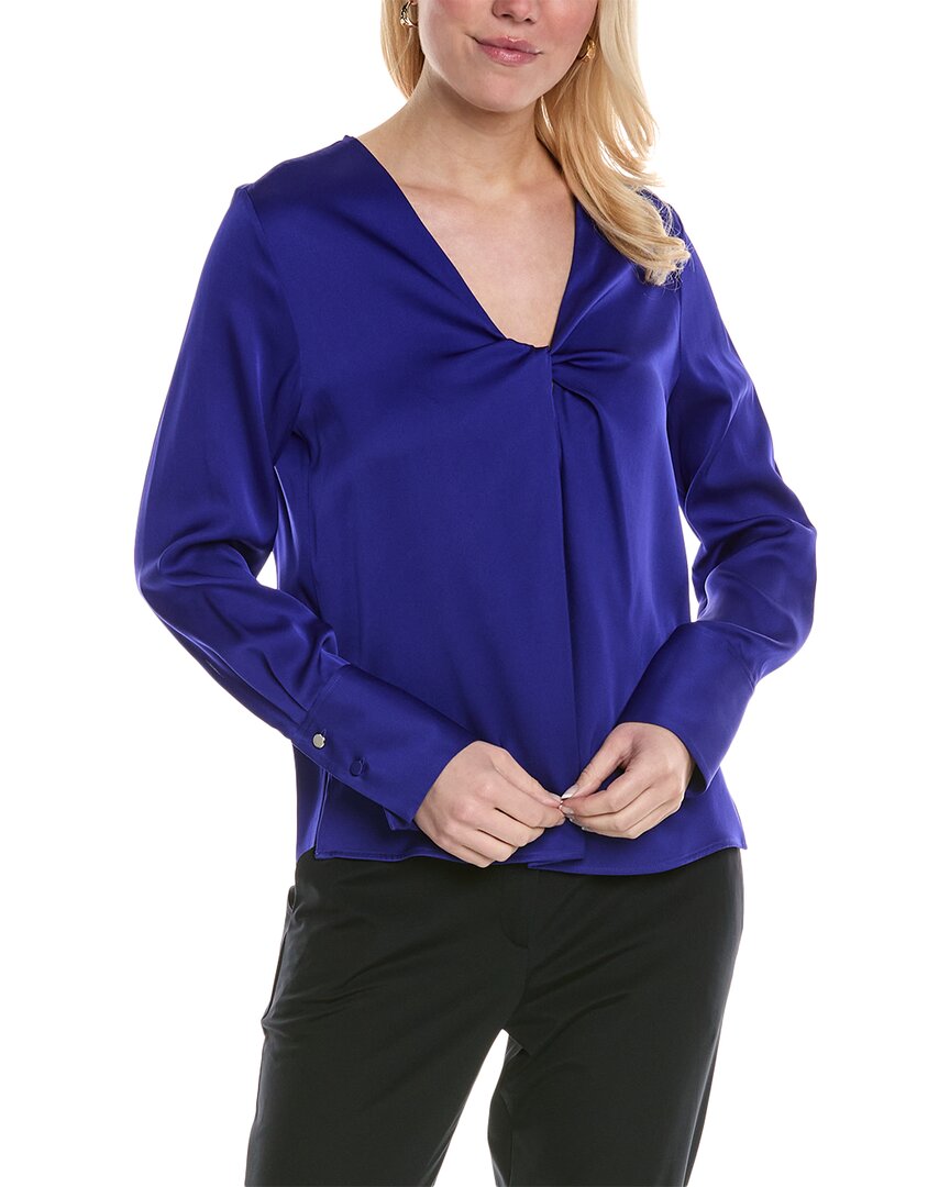 Blusa de mezcla de seda