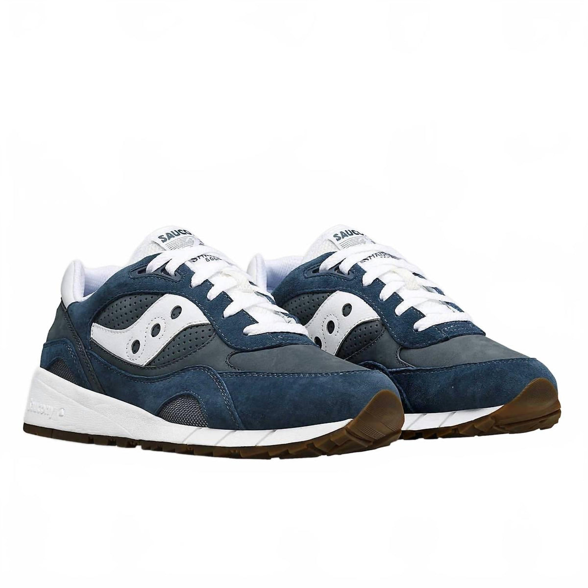 Zapatos unisex color azul marino y blanco