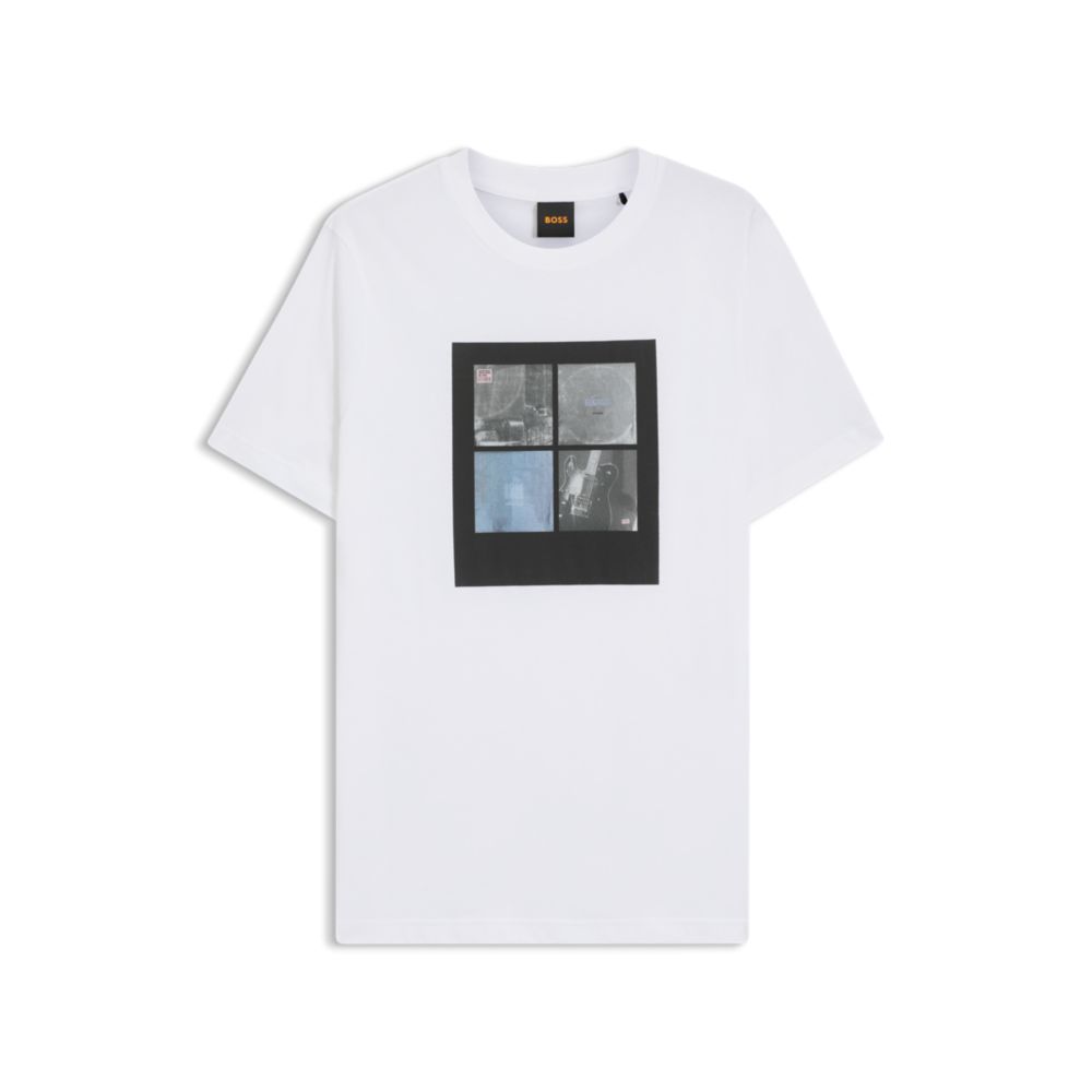 Camiseta de algodón con estampado