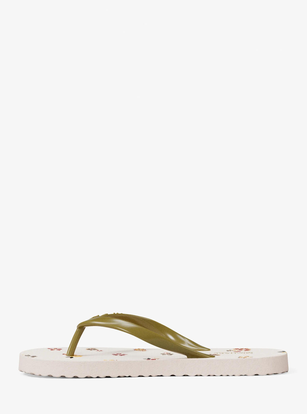 Sandalias con estampado floral
