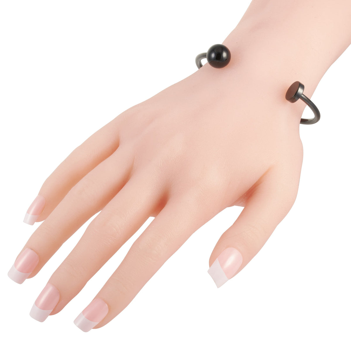 Pulsera de acero inoxidable color negro