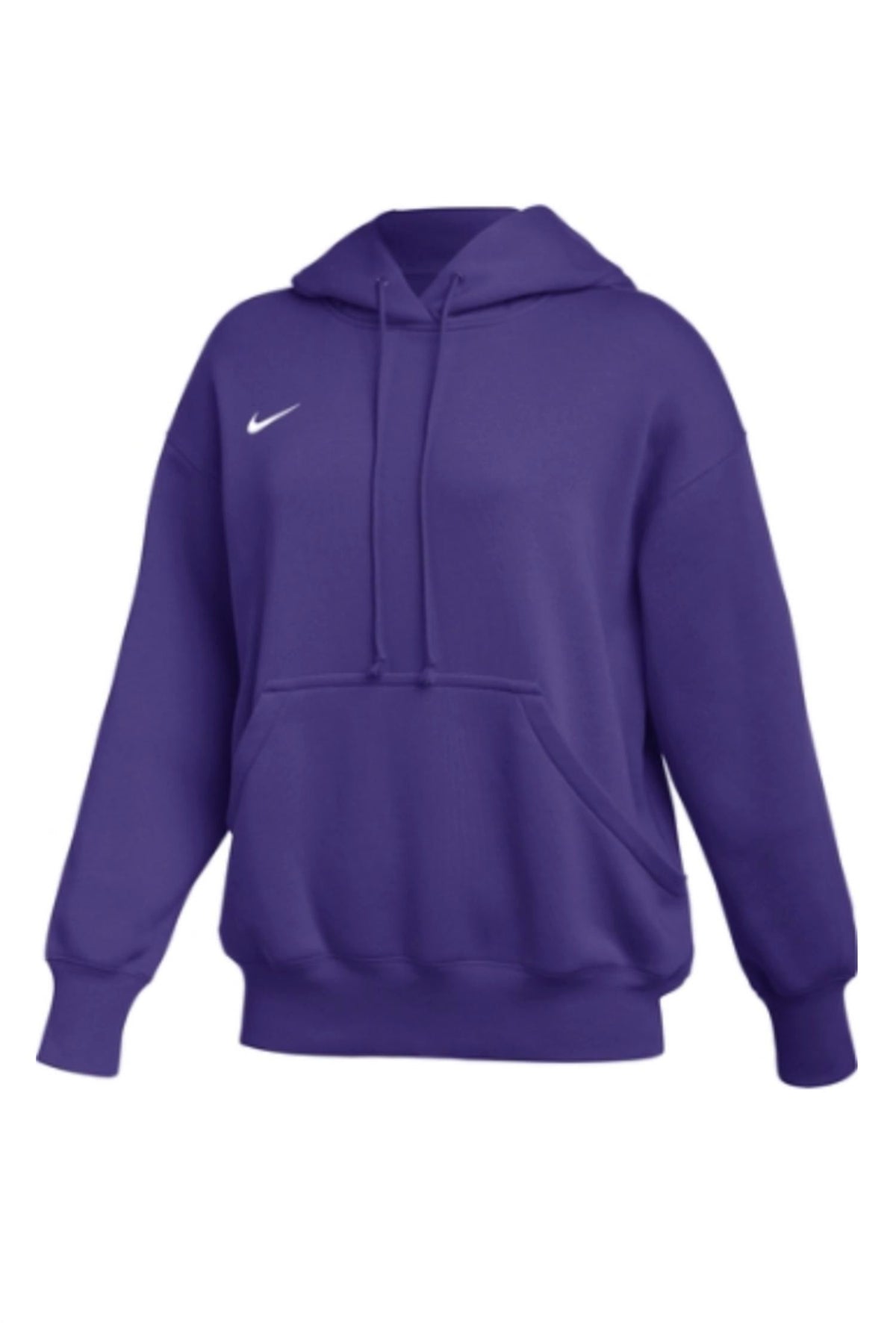 Buzo con capucha de hombre color blanco y violeta