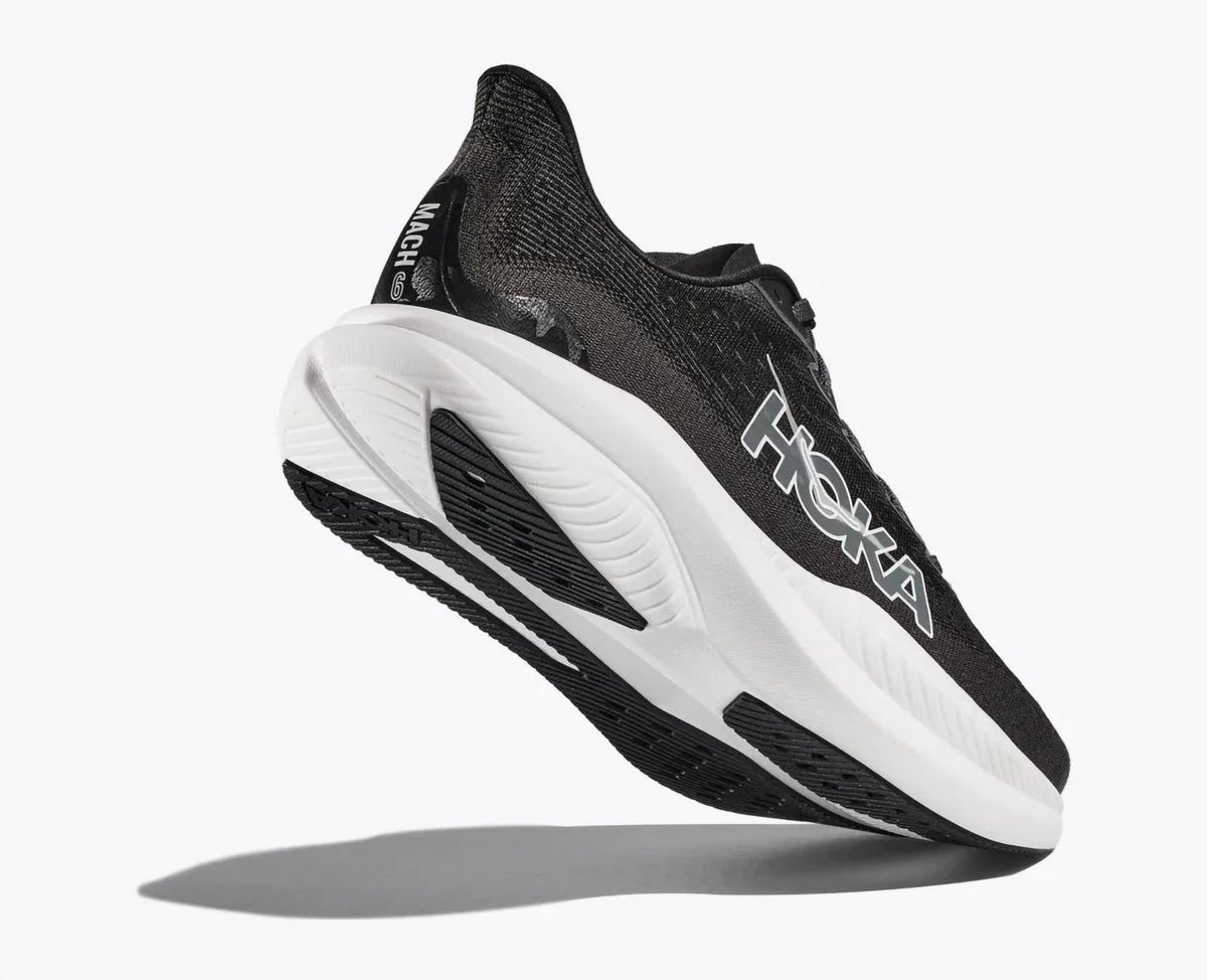Tenis para correr de hombre color negro y blanco