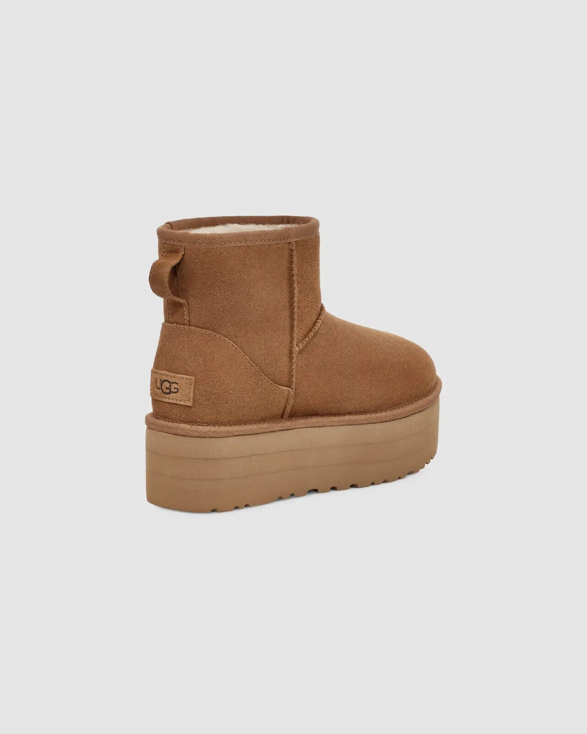 Botines de mujer de gamuza con plataforma