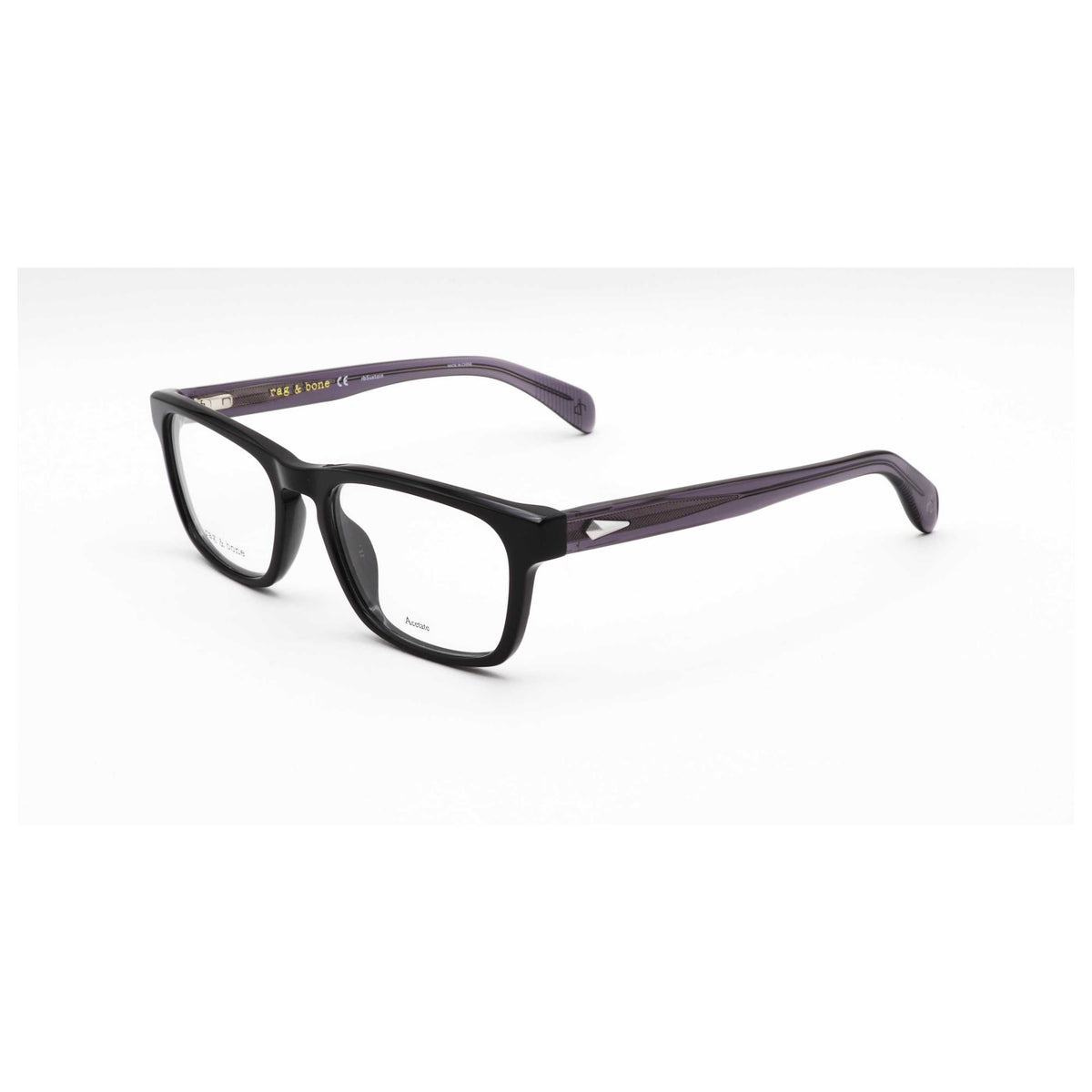 Montura para gafas de hombre 54 mm color negro