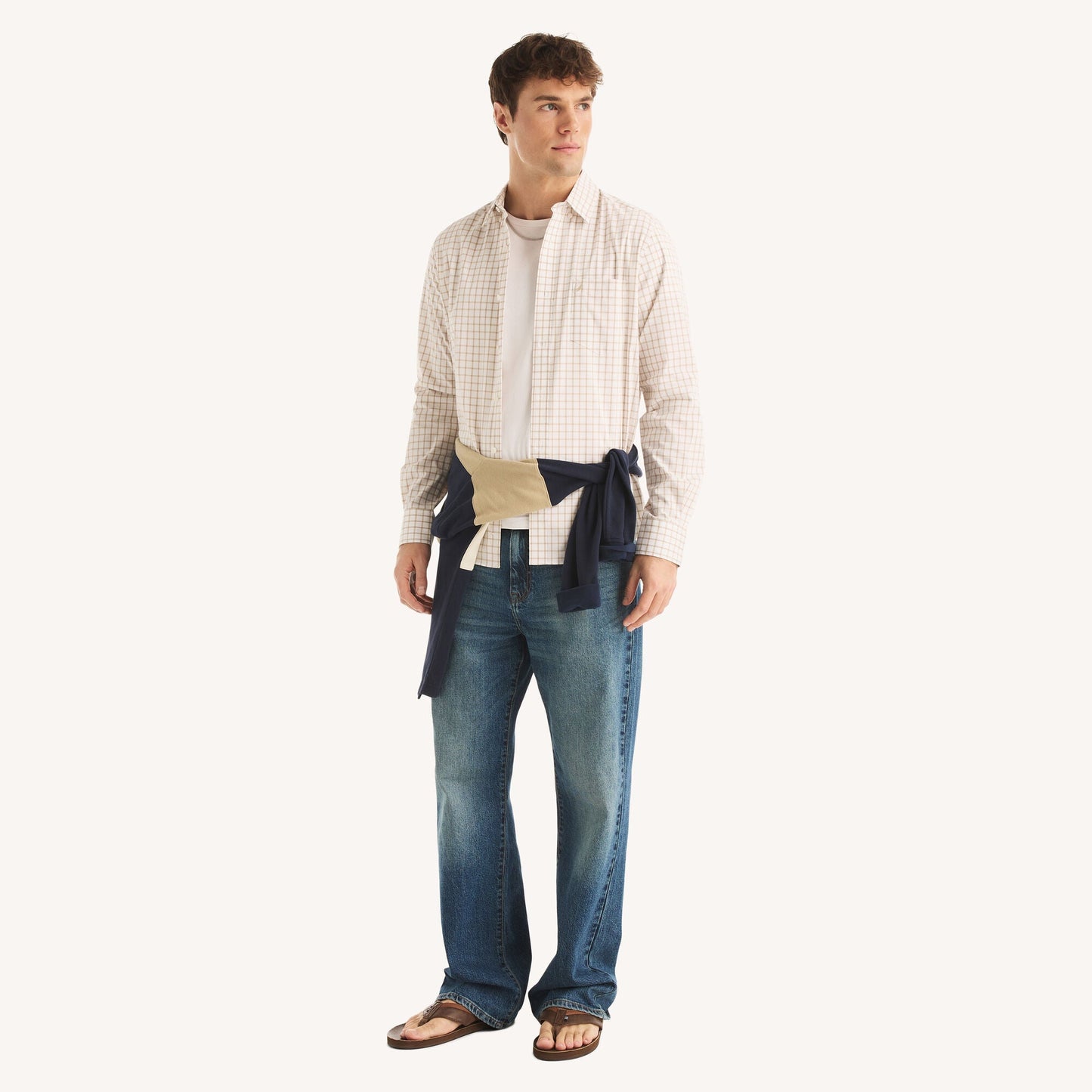 Camisa de hombre a cuadros