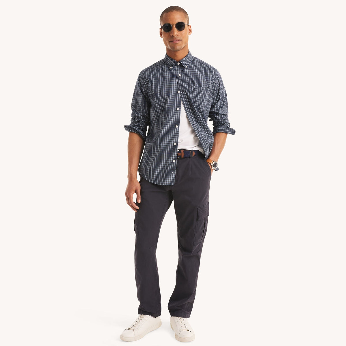 Camisa de hombre a cuadros