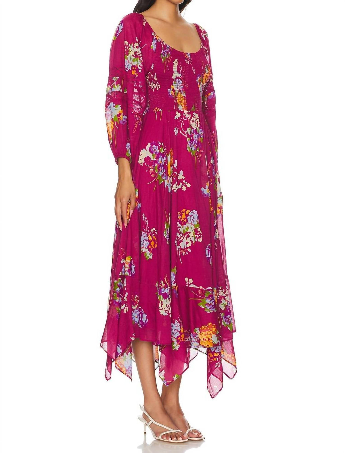 Vestido largo color rojo