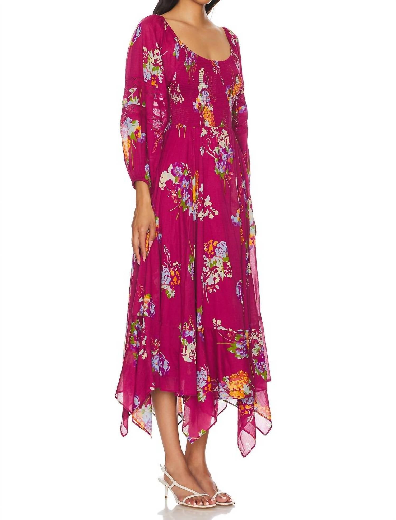 Vestido largo color rojo