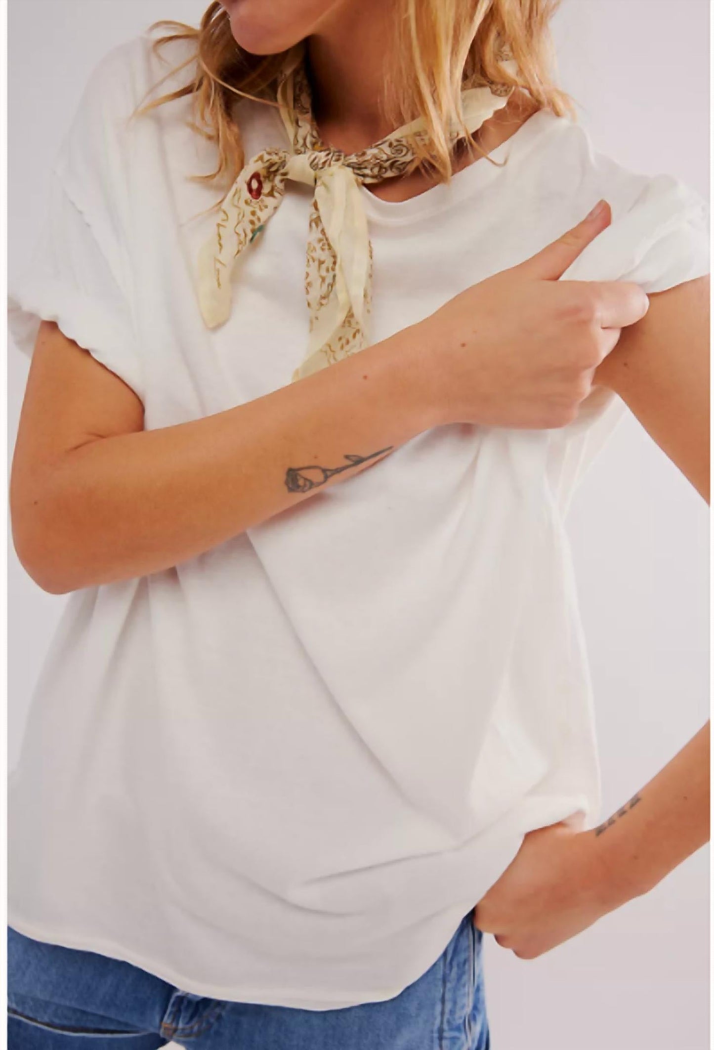 Camiseta color marfil