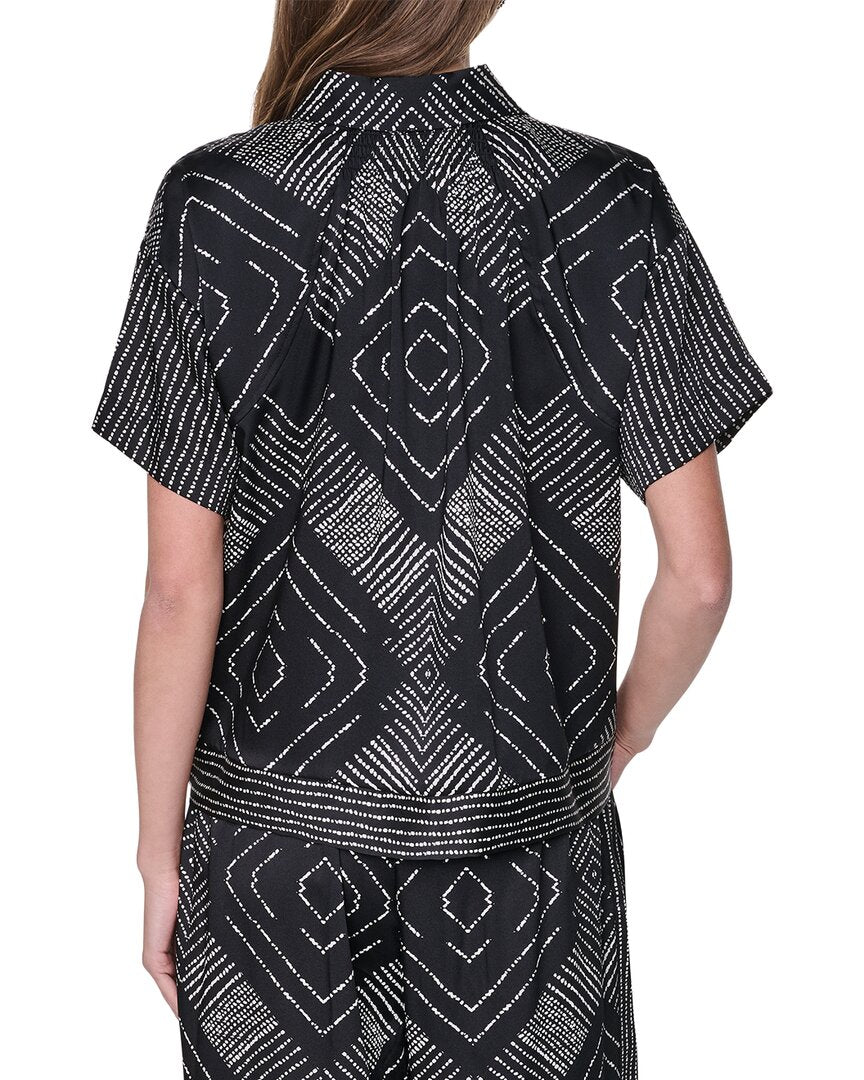 Top con estampado