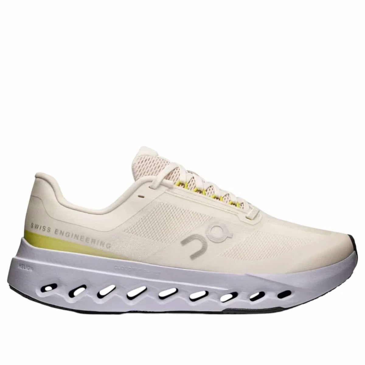Tenis para correr de mujer color marfil