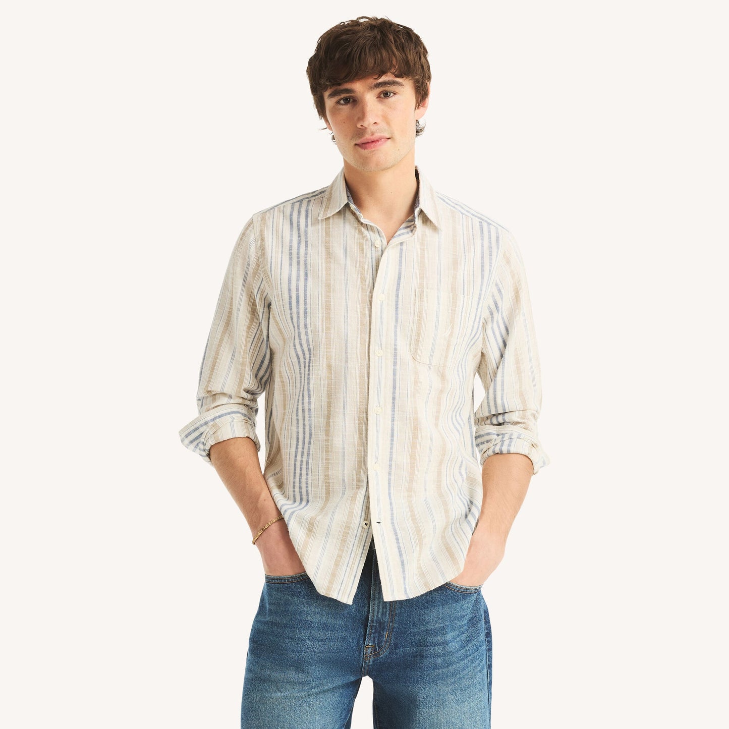 Camisa de hombre a rayas