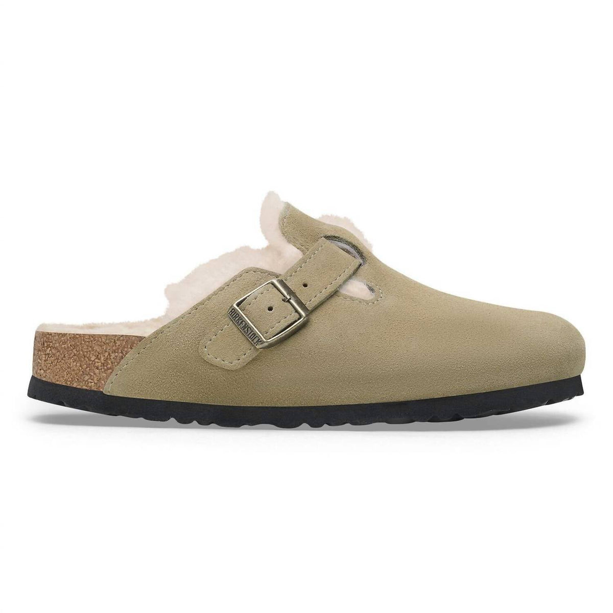 Zuecos de mujer color taupe