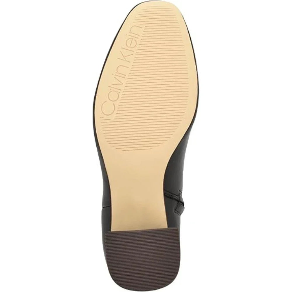 Botines de mujer de cuero color negro