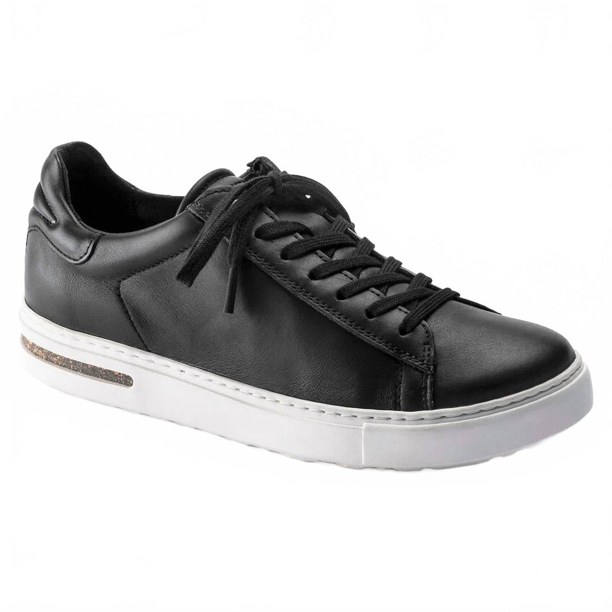 Tenis de mujer de cuero color negro