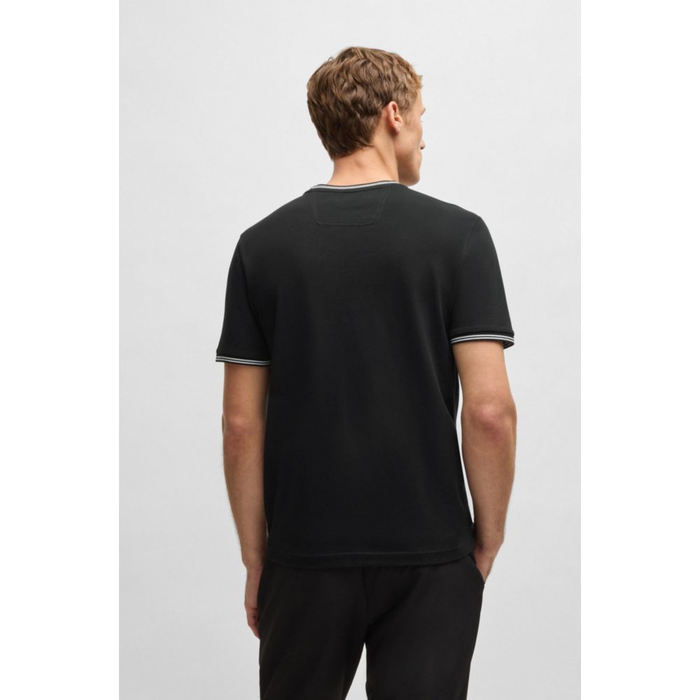 Camiseta de algodón a rayas