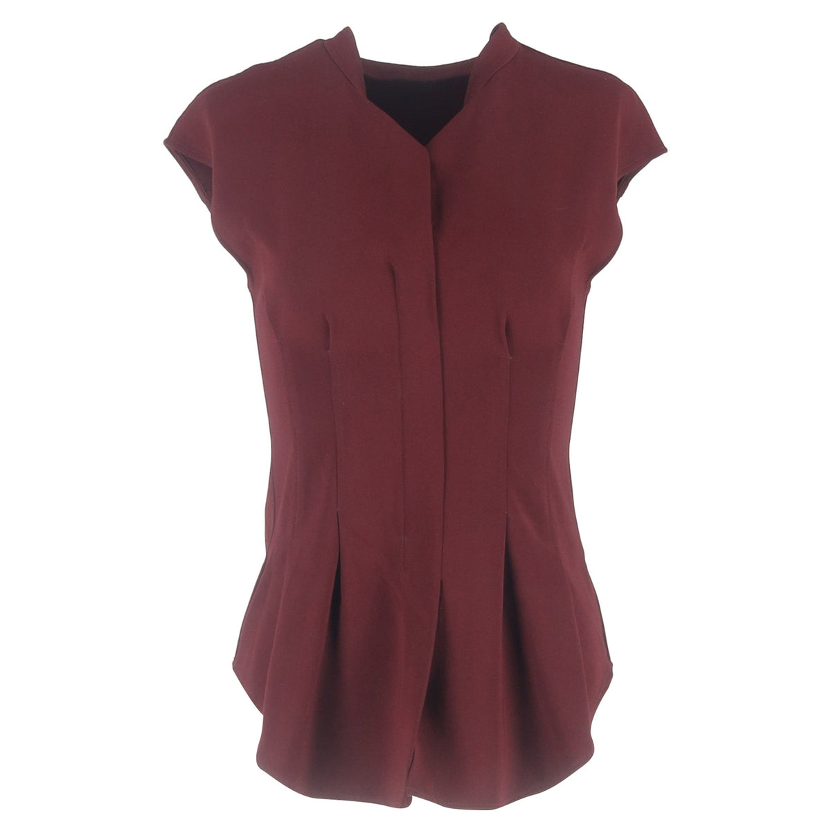 Blusa color vinotinto
