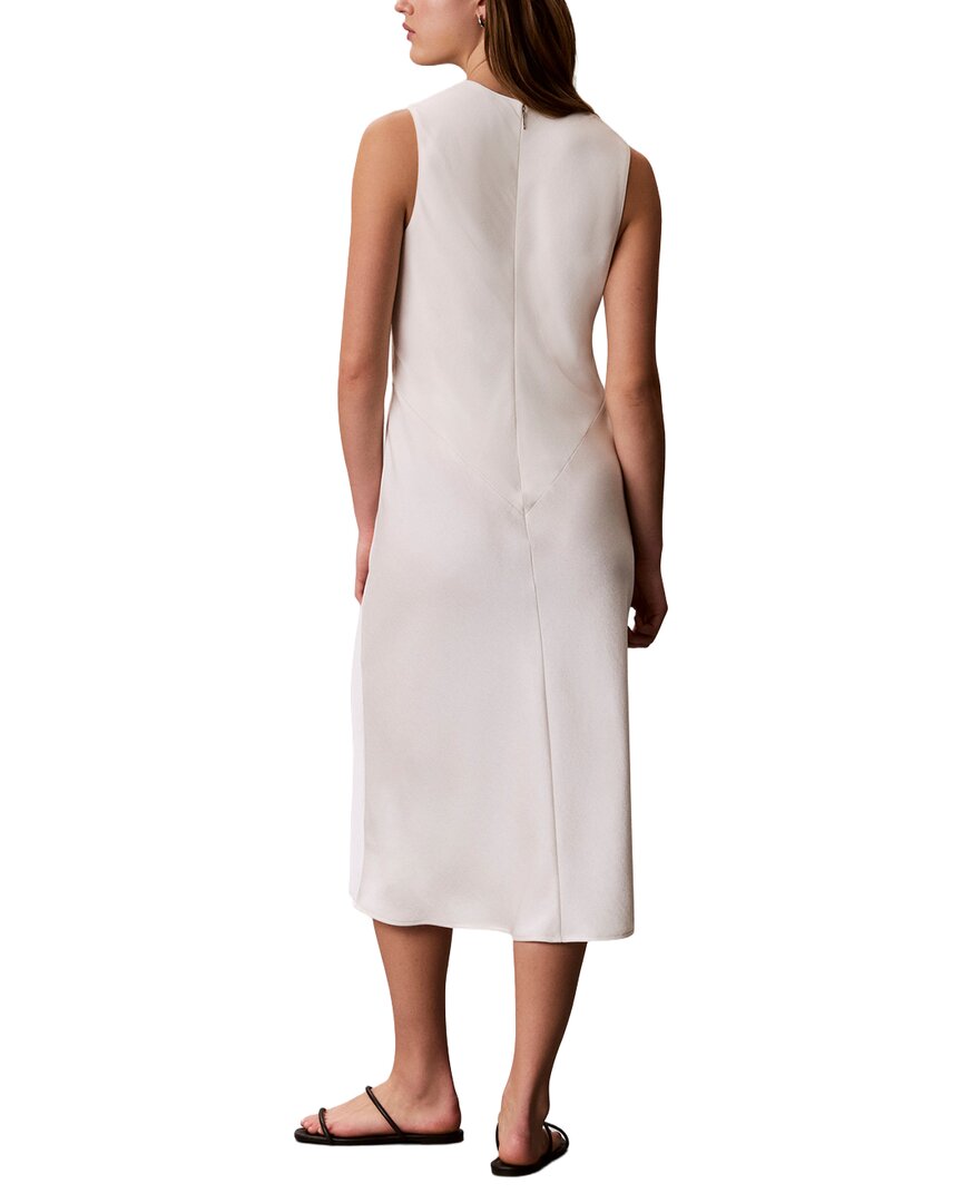 Vestido de satén midi