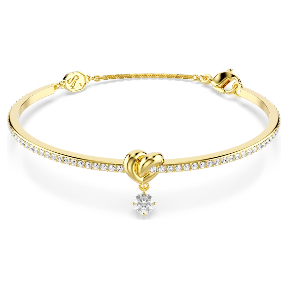 Pulsera color blanco y dorado