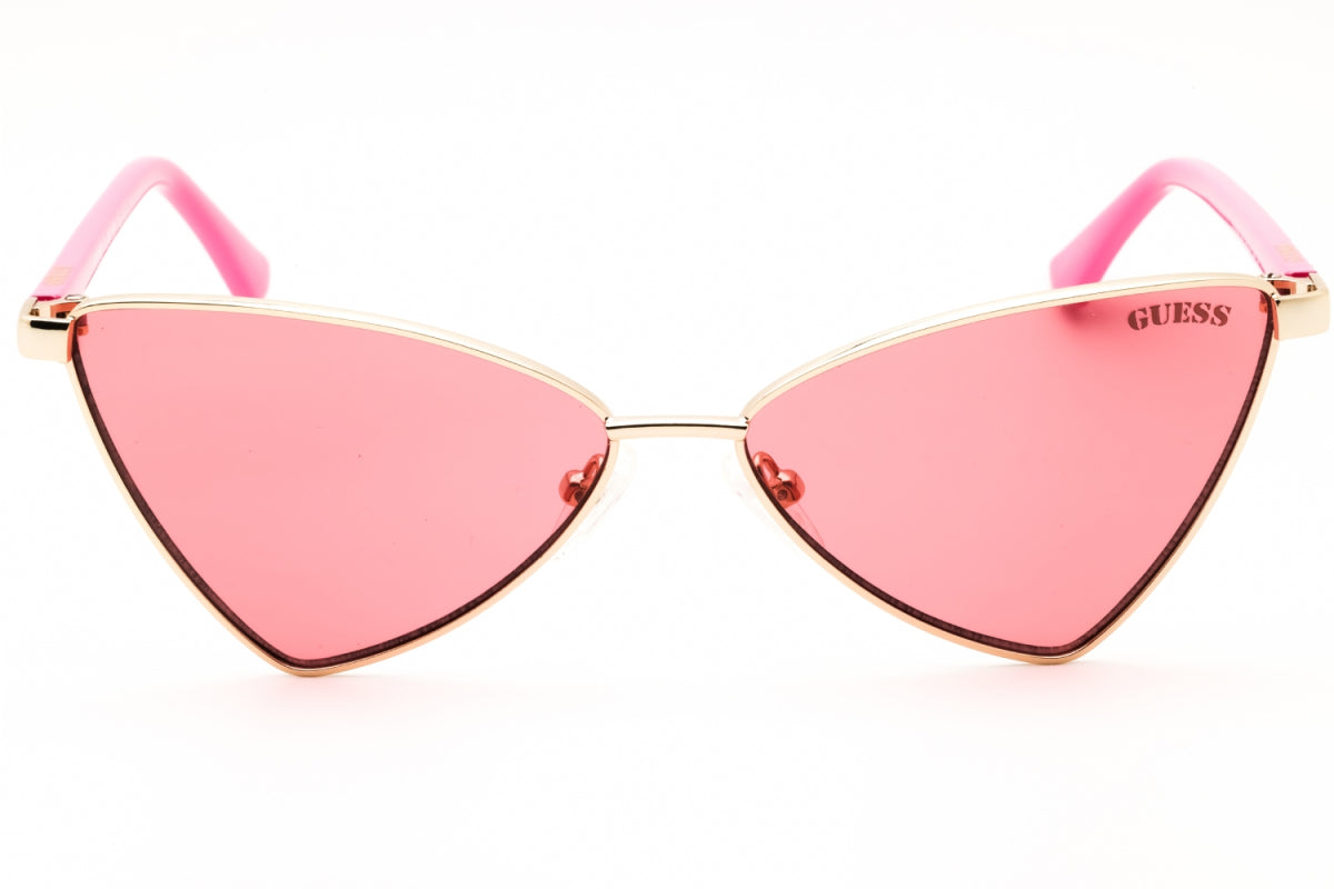 Gafas color vinotinto y dorado