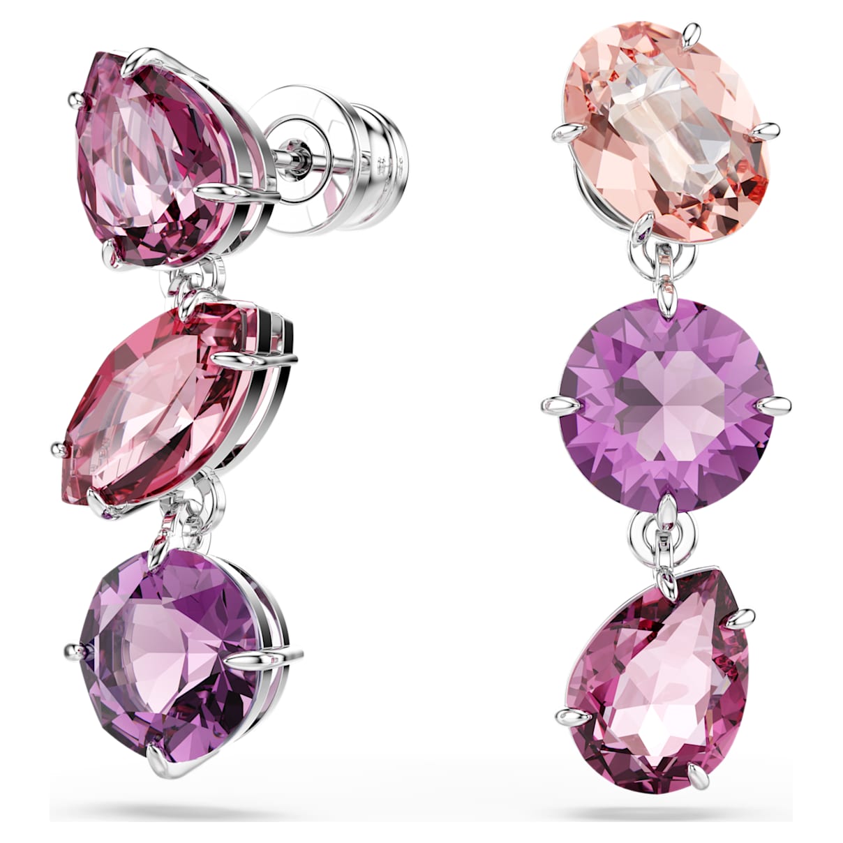 Aretes color rosado