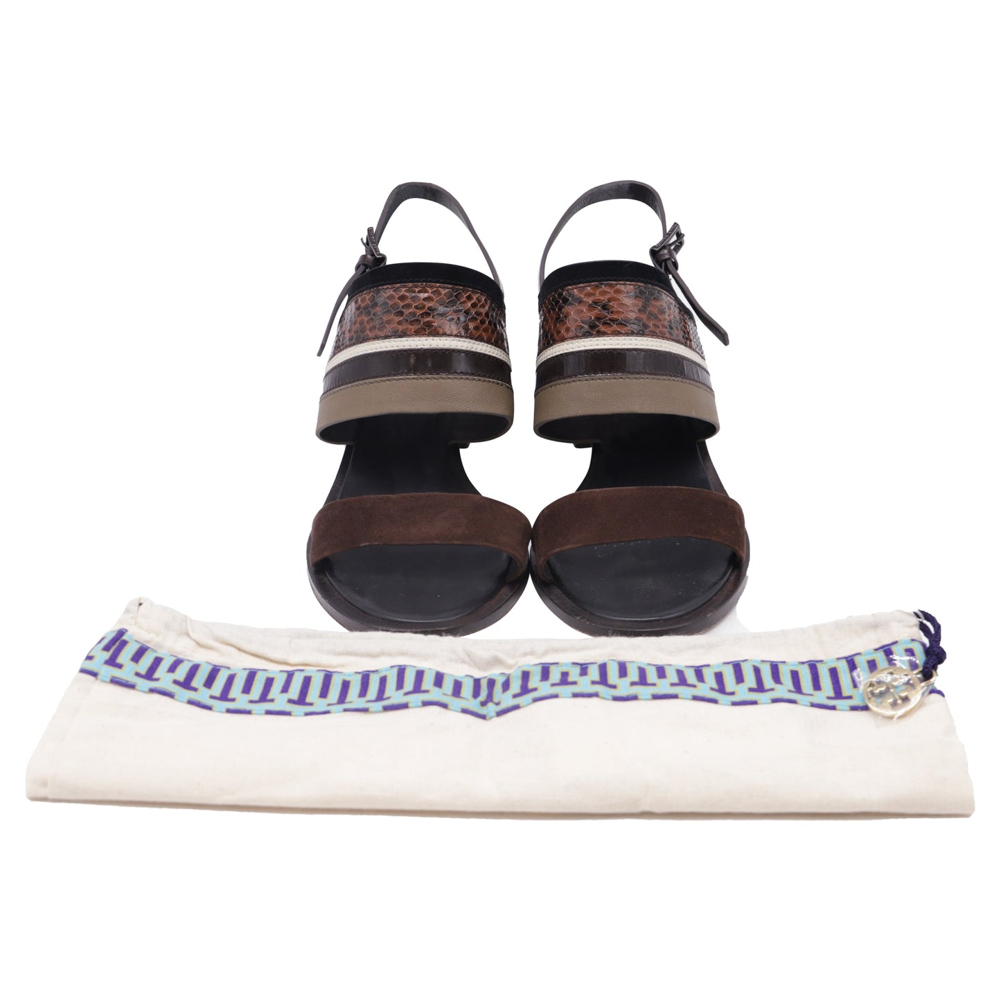 Sandalias de cuero color café