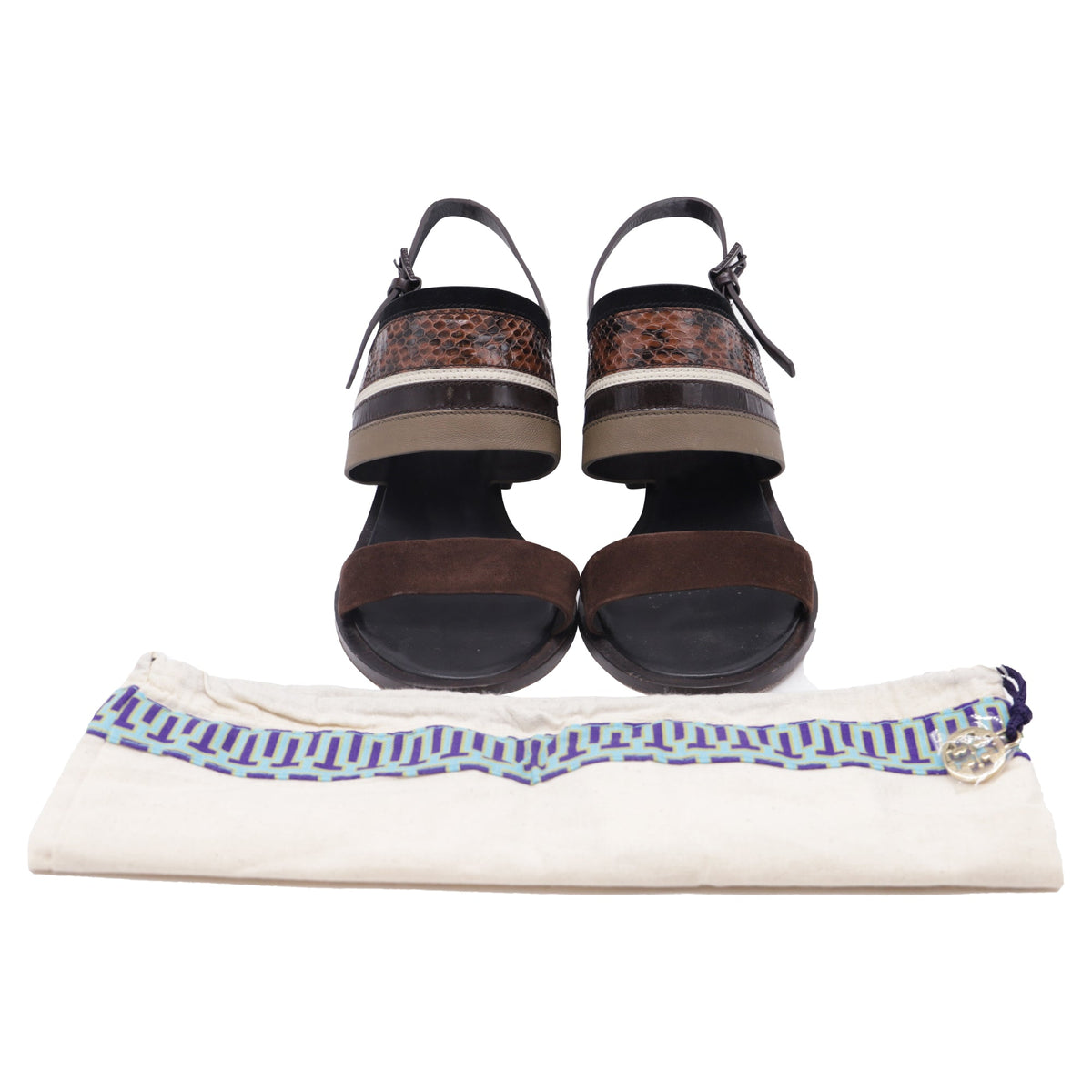 Sandalias de cuero color café