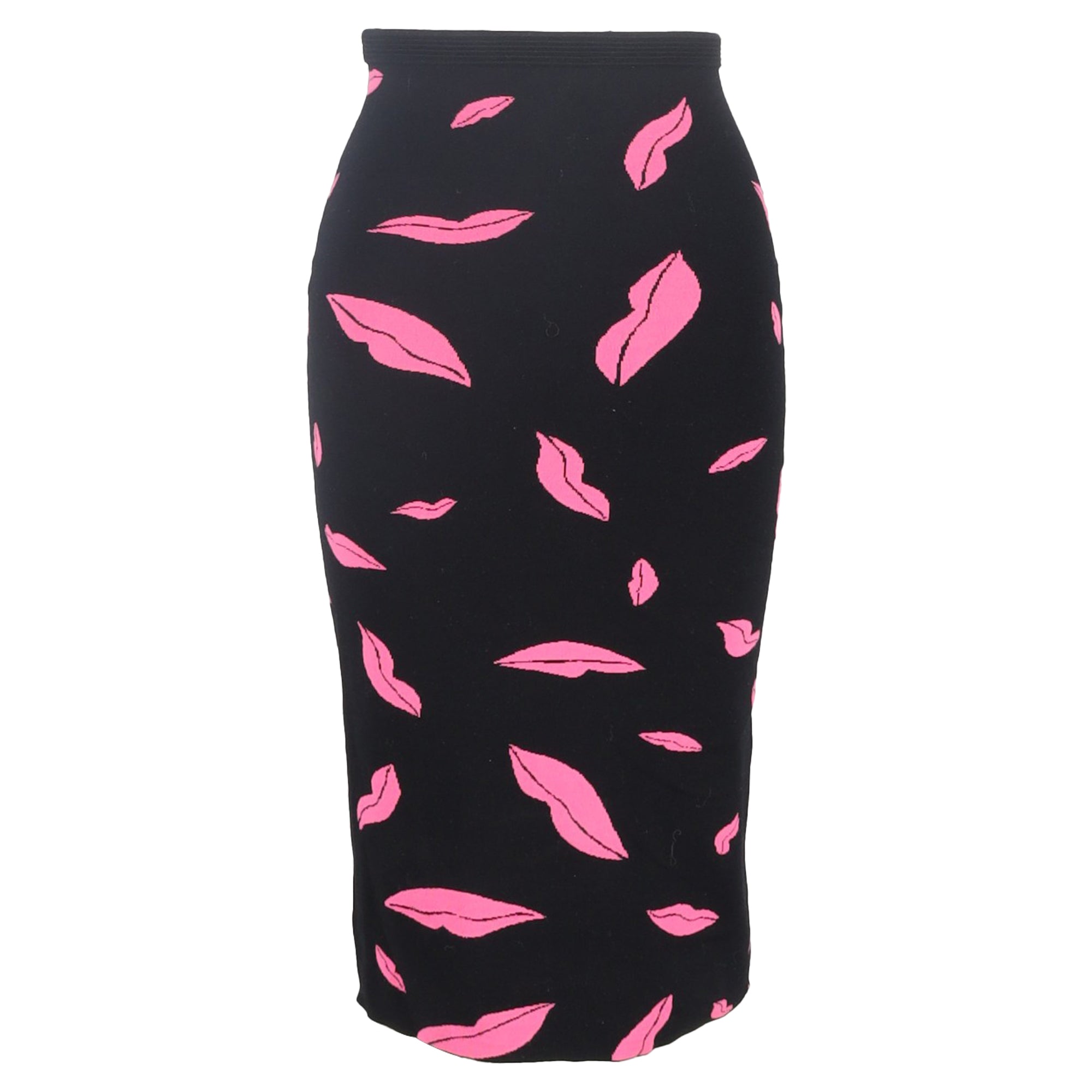 Falda midi con estampado multicolor