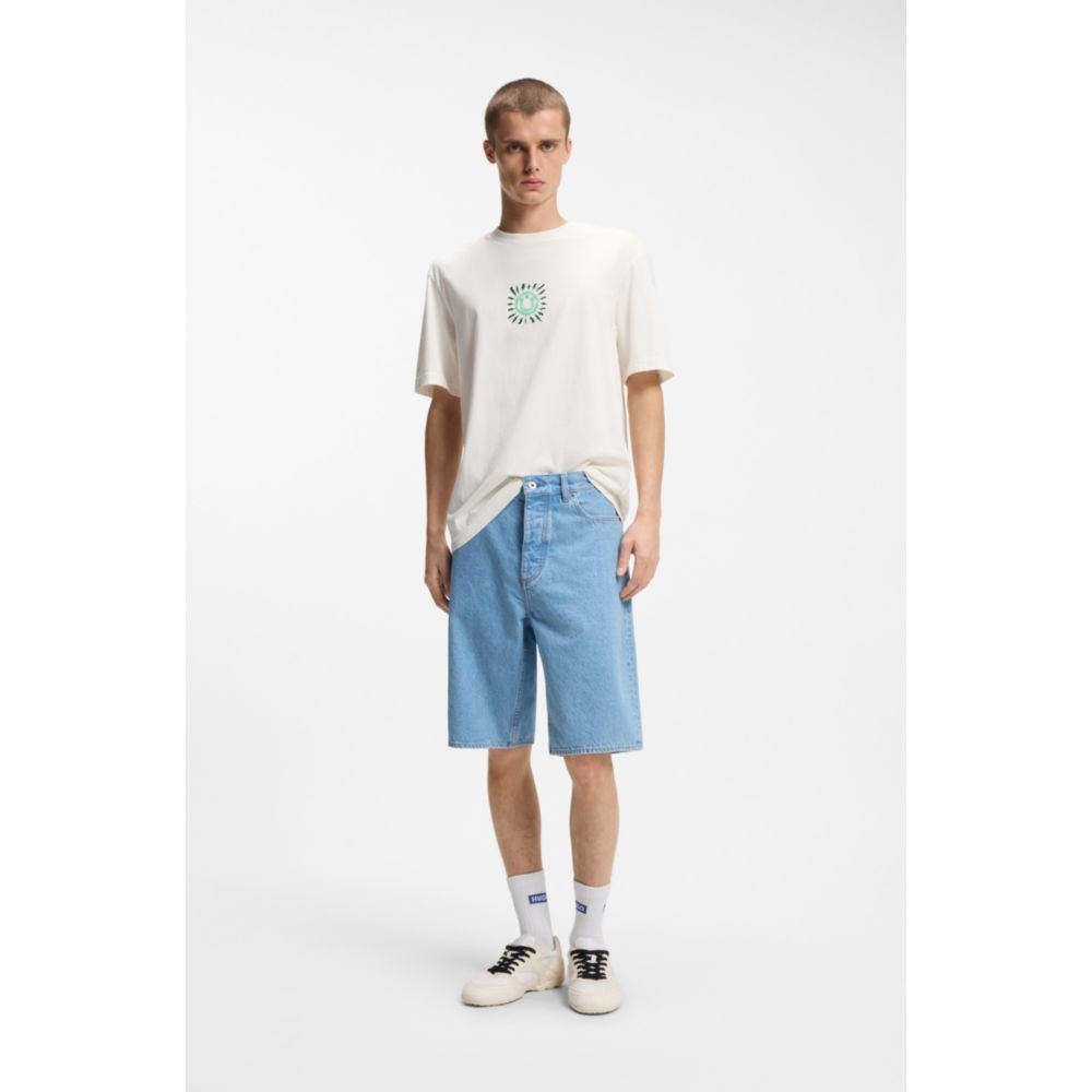 Camiseta de algodón con estampado