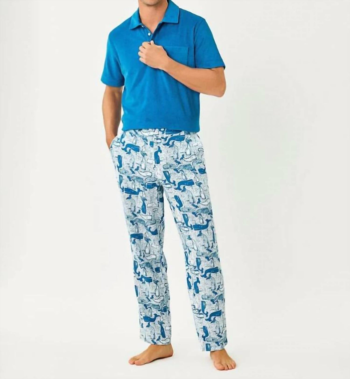 Polo color azul