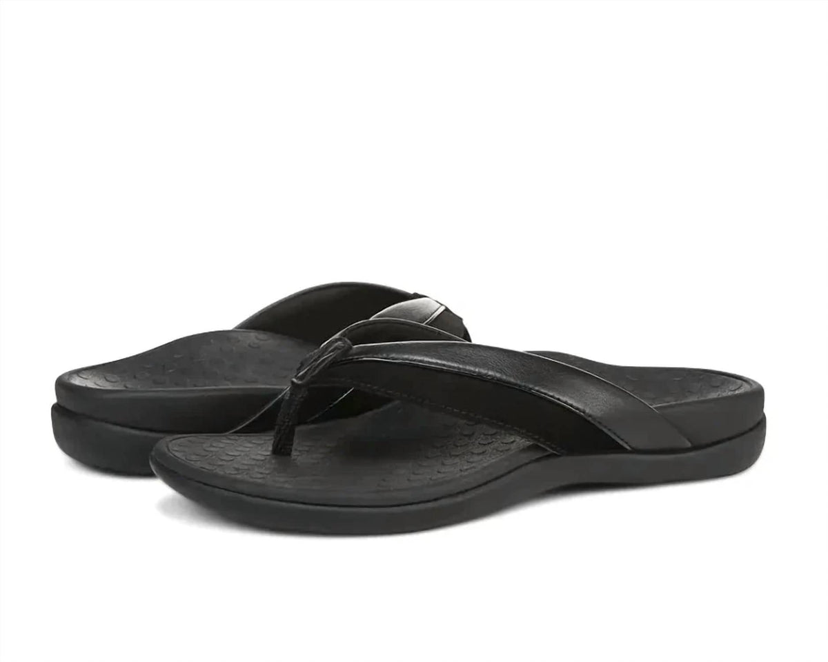 Chanclas de mujer de gamuza color negro